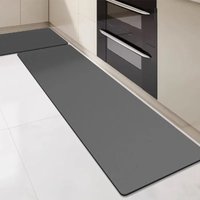 Kitchen Floor Mat Waterproof Oil-proof Carpet Pvc Leather Non-slip Foot Mats Solid Color Long Rug שטיח למטבח Alfombras De Cocina