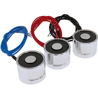 Electromagnet P20/15 Cylinder Electric Magnet DC 5V 6V 12V 24V Suction 3KG 30N Strong Electromagnet Solenoid