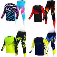AliExpress FXJ motocross child set MX Jersey and Pants kids children Set Dirt Bike MTB DH UTV Enduro Gear Combo Off Road Youth Racing Suit