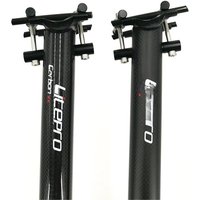 AliExpress Litepro For Brompton Carbon Fiber Seatpost 31.8mm*580mm Folding Bike Ultralight Seat Post Cycling Seat Tube