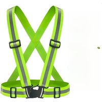 AliExpress Reflective Safety Vests Lightweight Adjustable Elastic Vest Jacket Hi Vis Reflective Strips for Traffic Control Running Cycling