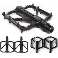 AliExpress NONE Bicycle Pedals Bearing R27 M29 MTB Road Bike Pedal Platform Ultralight DU Bearing Bicycle Flat Pedals MTB BMX Bicycle Parts