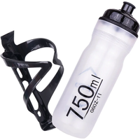 AliExpress ZTTO 750ml High-Quality Cycling Water Bottle PP Material Wide-mouth Opening Squeezable Body with Bottle Cage