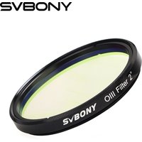 SVBONY 18nm 1.25"/2'' O-III Filter Narrowband Cuts Light Pollution Filter for Astronomy Telescope SV115