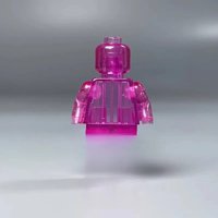 MOC Building Blocks Man Transparent Vegetable Luminous Children Educational Toys Boys Holiday Gift Collection Ornaments Hobby
