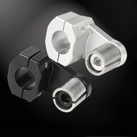 AliExpress NONE Motorcycle CNC Handlebar Riser Bar Handle Clamp Adapter 28mm 22mm Universal For KTM 7/8