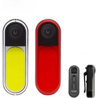 AliExpress cycle zone 5 Modes Light Bicycle Rear Light Waterproof Bike Light COB USB Rechargeable Mtb Bike Taillights For Cycling Safety