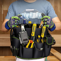 55-Pocket Bucket Tool Organizer for Easy Tool Access Water-Resistant Construction Fits to 3.5-5 Gallon Bucket HL030