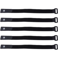 AliExpress NONE 5Pcs 25cm Nylon Bike Tie Bicycle Fixed Strap Cable Tie Fishing Rod Tie Holder Strap Suspenders Fastener Hook Loop Ties