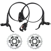 AliExpress BUCKLOS Mountain Bike Hydraulic Brakes Bicycle Oil Pressure Disc Brake Set 800/1500mm Bike Front Rear Brake Caliper/Lever