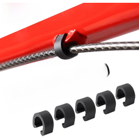 AliExpress MUQZI 10PCS Bike C-Clips Brake Shift Cable Clamp MTB Road Bike Housing Hose Guide Clamps Shifter Cable Buckle