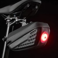 AliExpress ROCKBROS Hard Shell EVA Bicycle With Tail Light Saddle Bag Portable Waterproof Smart Sensor Taillight MTB Road Bike Equipment