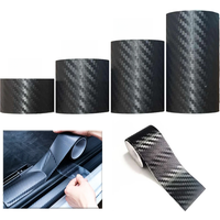 AliExpress NONE 3D Carbon Fiber Bicycle Car Stickers MTB Road Bike Frame Protection Sticker Tapes Auto Door Sill Side Mirror Anti Scratch Tape