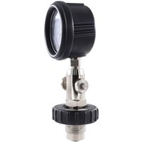New DIN Air Tank Pressure Checker for Scuba Diving with 350Bar Gauge,Diving Gauge with Handle