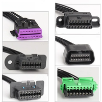 Customized Auto Obd Line Plug 16-pin Male Female Detector Computer Connection Cable OBD2 Extension Adapter for BMW/Toyota/Volvo