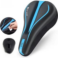 AliExpress West Biking Thicken Comfortable Bicycle Saddle Cover PU Leather GEL Silicone Cycling Seat Cover Soft Sponge Shockproof MTB Road Bike Cushion