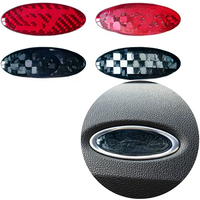 Car Styling ST Logo Car Steering Wheel Carbon Fiber Decal Sticker Interior Accessories For Ford Focus MK3 MK4 Fiesta Mondeo Kuga