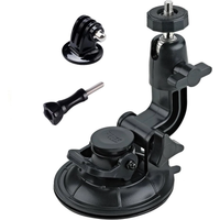 9CM Car Suction Cup Universal Phone Holder Adjustable 1/4 Adapter For GoPro 12 11 10 Insta360 Osmo Action 4 3 Smart phone Camera