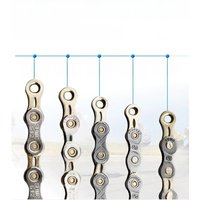 AliExpress Sumc SUMC bicycle chain half hollow ultralight 8 9 10 11 12 speed for MTB Road Folding bike gray gold chains with missinglink 251g