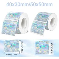 1Roll Label Sticker Thermal Labels Waterproof 50x50cm 40x30mm Adhesive Paper for Phomemo M110/M120/M200/M220/M221 Label Printer