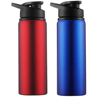 AliExpress NONE 2Pcs Portable Stainless Steel Bicycle Water Bottle Straight Drinking Outdoors Sports Travel Kettle Metal Water Bottle