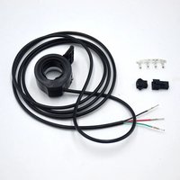 AliExpress NONE Outdoor Thumb Throttle E Bike Parts Assembly Replacement Three-wire Black Ebike Electric Bike For Electric Bicycle
