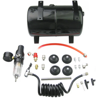 AS18B AS186 Model Air Pump Air Storage Tank Air Compressor Spray Pump 3.5L 4 Holes Air Tank