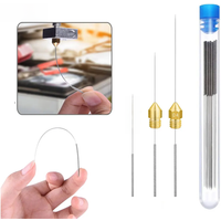 10pcs Stainless Steel Nozzle Cleaning Needles Tool 0.2mm 0.25mm 0.3mm 0.35mm 0.4mm Drill For V6 Nozzle 3D Printers Parts