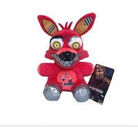 New Arrival 1pcs 18cm FNAF Foxy Plush Toys Nightmare Foxy Fox Plush Toy Soft Stuffed Toys Doll for Kids Gifts