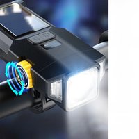 AliExpress BUCKLOS Bicycle Front Light 4000mAh Zoom Near/Far Bike Headlight Long Endurance Cycling Lights Solar Power Recharge Waterproof MTB Parts