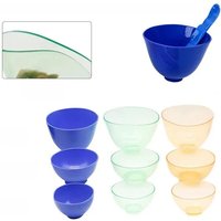 Dental Tool Materials Plaster Mixing Bowl Transparent Leather Colored Plastic Bowl Soft Rubber Bowl for Mixing Plaster