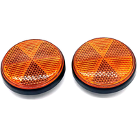 AliExpress HLMORTO 2pcs M5 M6 Front Fork Circular Reflector Universal Car Trucks Motorcycle ATV Bikes Bicycle Reflector Safety Reflector