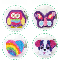 DIY Plush Pillow Children Handmade Pillow Material Package Soft Toy Kawaii Cute Doll Kids Puzzle Craft Toys Kits Gifts for Girls