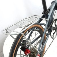 AliExpress 20 Inch 22Inch Bike Rear Rack Luggage Carrier Carbon Steel Material Small Diameter Wheel Folding Bicycle Shelf