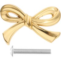 Bow Tie Shaped Brass Bow Tie Handle Cabinet Wardrobe Door Pulls Drawer Knobs European Style Door Drawer Knob Furniture Handle