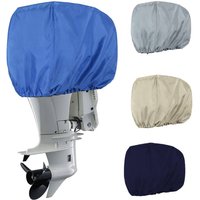 Boat Motor Cover Outboard Boat Engine Hood Cover 210D Oxford cloth Waterproof Windproof Protective Cover Motor Engine Half Cover