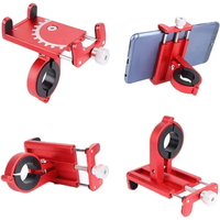 AliExpress NONE Metal Riding MTB Motorcycle Bicycle Phone Holder Aluminum Alloy Anti-slip Bracket Support GPS Clip Bike Phone Stand for iPhone