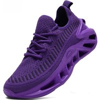 YRZL Men's Sneakers Breathable Non Slip Thick Sole Walking Shoes Comfortable Lightweight Casual Fashion Tennis Shoes for Men