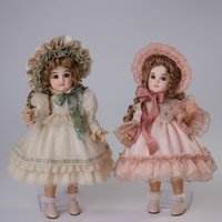 Cloveray 18 inch Original BJD Doll Victorian Retro Style Full Body Vinyl Doll Body Imitation Wood Grain Vinyl Handmade Art Gift