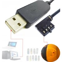 USB RS232 to E2plug Cable for Garmin eTrex/Geko GPS Data/upgrade/update/flash/download/PC Cable