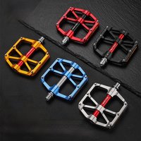 AliExpress West Biking WEST BIKING CNC 3 Bearing Bicycle Pedals Ultralight BMX MTB Road Bike Pedals Non-slip Aluminum Alloy Reflective Cycling Parts