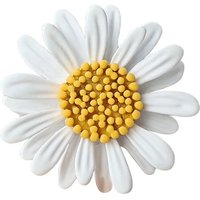 small white Daisy Brooches Daisy flower Pins Enamel Badges Office Party Friend Gifts Accessories