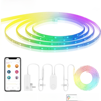 Global version Yeelight Aurora Smart Light Strip 1S RGB Colorful WiFi 2M To 10M 60 LED LightStrip For APP xiaomi mi home Homekit
