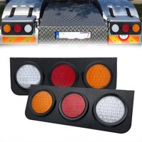 2x4V New Waterproof Truck LED Rear Tail Lighttrailer Warning Light Rear Fog lamp taillight for Truck Trailer Caravans UTE Camper