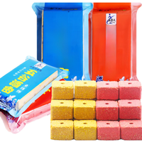 800g/Bag Quick Live Baits Grain Wine Musk Red Worm Fishy Cube Flavor Carp Lure Fish Smell Bait Granule Feeder Accessories Goods