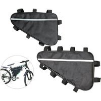 AliExpress NONE Bicycle Triangle Battery Pack Waterproof 210D Oxford Cloth Converted MTB Road Bike Tube Frame Case Storage Bike Bag