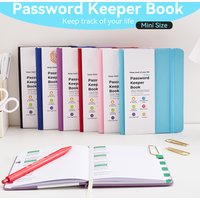 Hardcover Password Book For Internet Website Address Login-Small Password Keeper Organizer Notebook For Office&Woman,Seniors