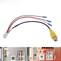 Car 6 Pin DVD Radio RCA Camera Video Input Cable Adapter Wire Connector for Flyaudio G6S G7 G8 G9 6600 7600 Android Navigation