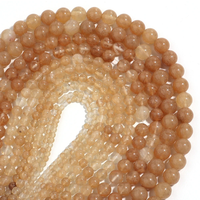 1 Strand Natural Smoky Quartz Stone Beads Round Loose Brown Quartz Beads 4-12mm for DIY Bracelet Necklace Jewelry Making Stuff