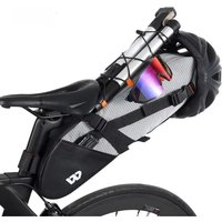 AliExpress West Biking WEST BIKING Bicycle Saddle Bag 10L Foldable Under Seat Bike Bag 100% Waterproof Tools Pannier MTB Road Cycling Tail Rear Bag